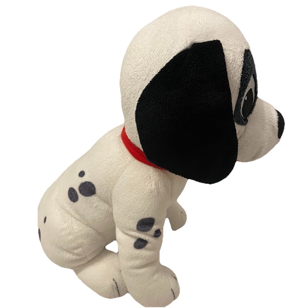 Disney Cares 101 Dalmatians Patch Plush Dog White Black Spot 10 Stuffed Animal - Picture 3 of 6